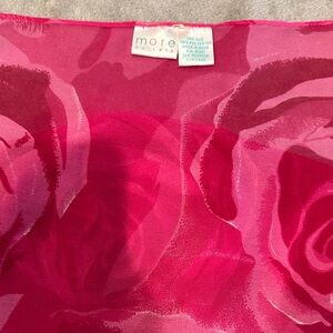 Pink Floral Scarf by More by Lata